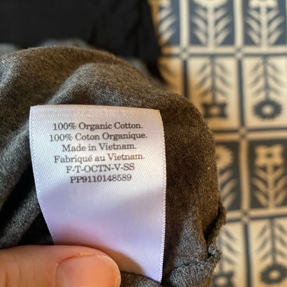 Lot of 4 Everlane Women's Organic Cotton V-Neck T-Shirts, Size XL - Picture 5 of 8